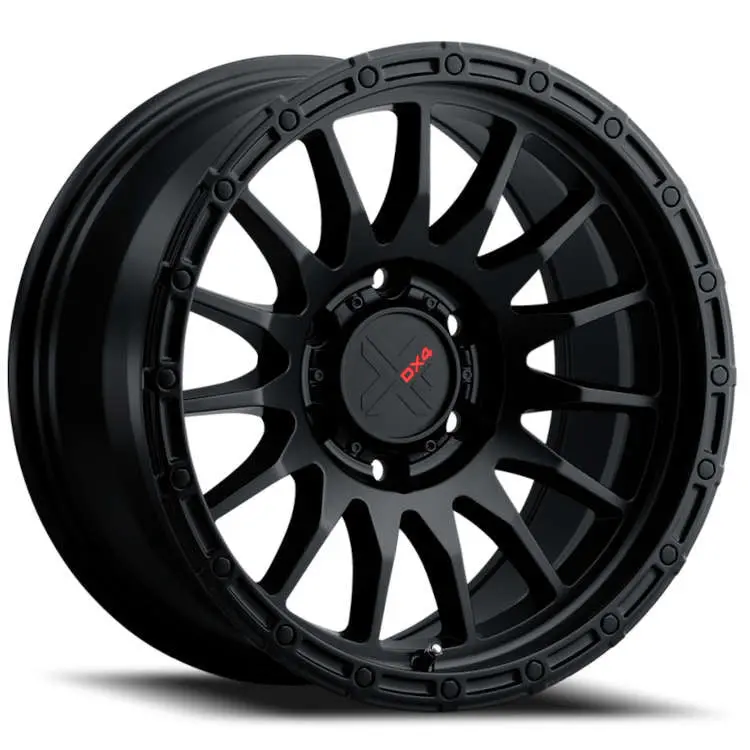 Dx4 Caper 16X8 Wheels 6X120 Flat Black Full Painted Et0 1