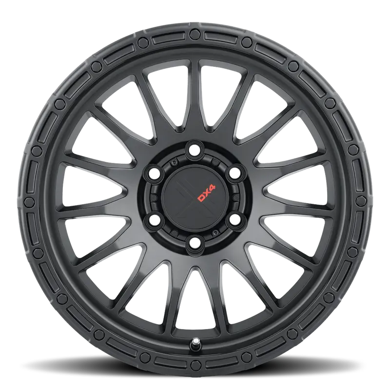 Dx4 Caper 17X8.5 Wheels 6X120 Flat Black Full Painted Et0 2