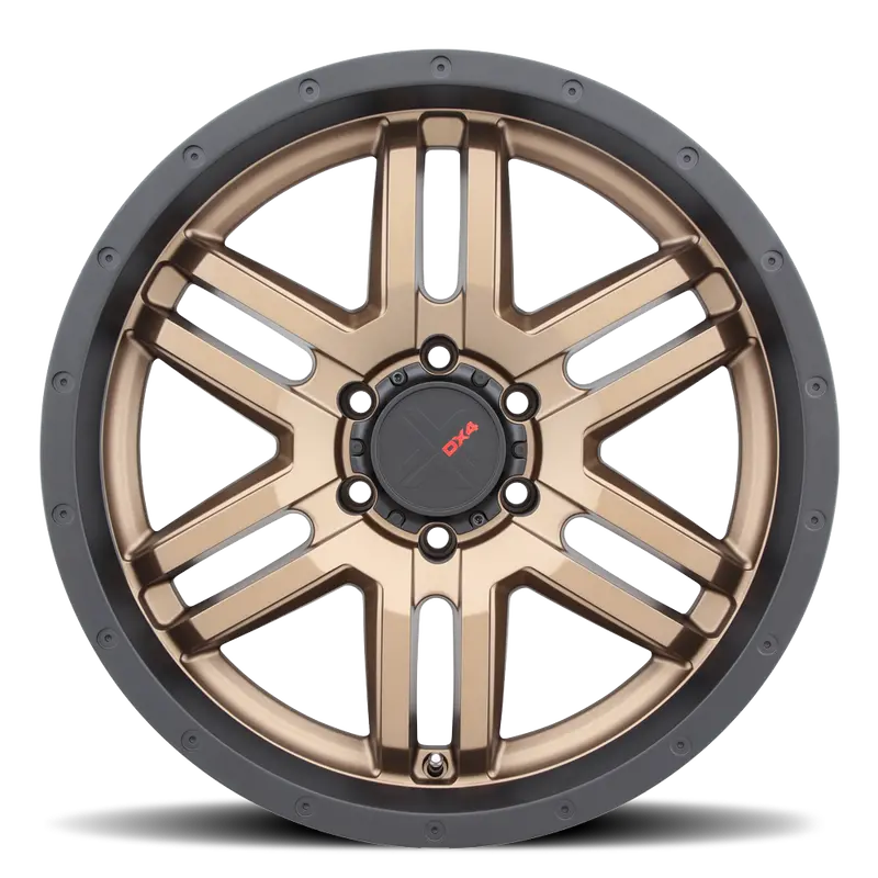 Dx4 Dyno 20X9 Wheels 6X139.7 Frozen Bronze Blk Lip Et10 2