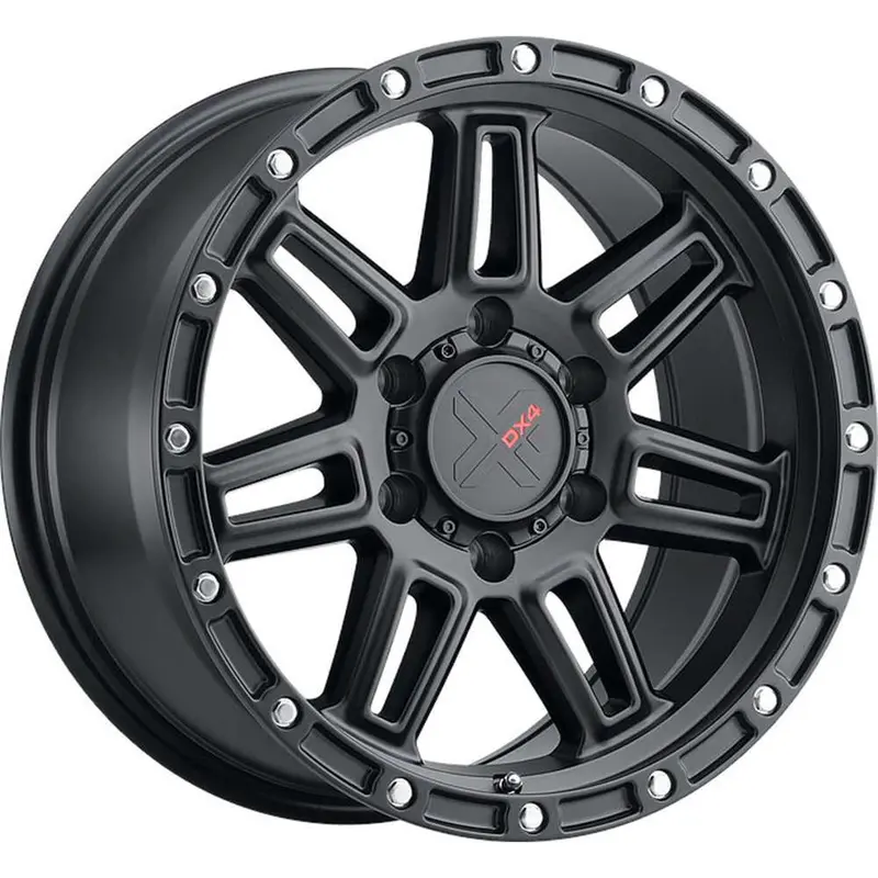 Dx4 Rebel 20X9 Wheels 5X127 Flat Black Full Painted Et10 1