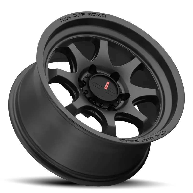 Dx4 Rhino 17X8.5 Wheels 6X114.3 Flat Black Full Painted Et0 2