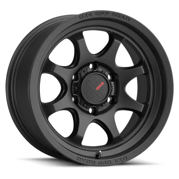 Dx4 Rhino 17X8.5 Wheels 6X139.7 Flat Black Full Painted Et0 1