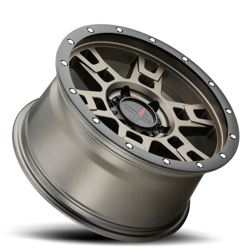 Dx4 Terrain 16X8 Wheels 6X139.7 Matte Bronze/ Blk Ring Et10 2
