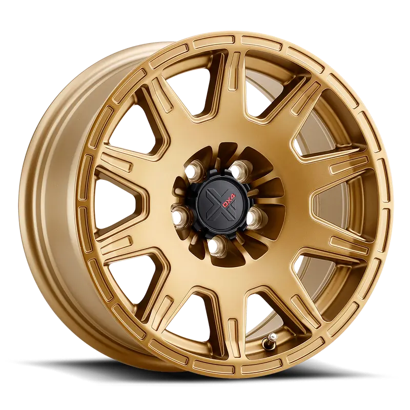 Dx4 X-Trail 17X8 Wheels 5X114.3 Gold Full Painted Et38 1