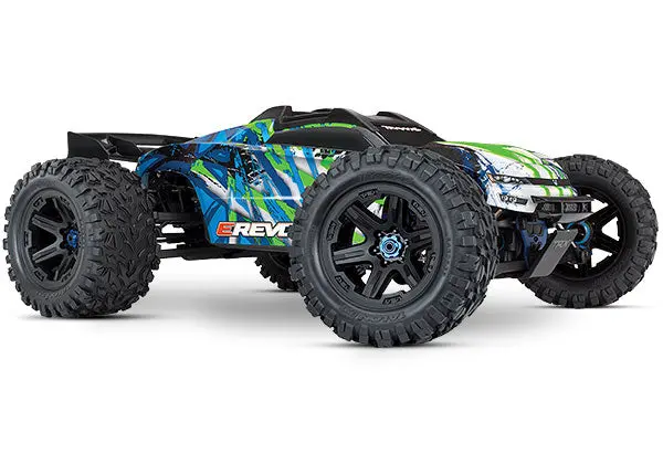 E-Revo Vxl Brushless: 1/10 Scale 4Wd Brushless Electric Monster Truck With Tqi 2.4Ghz Traxxas Link™ Enabled Radio System, Velineon Vxl-6S Brushless Esc (Fwd/Rev), And Traxxas Stability Management (Tsm) 1