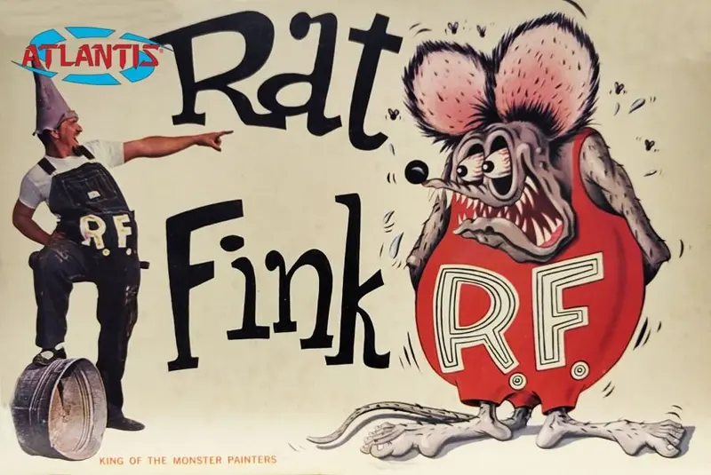Ed Roth Rat Fink Plastic Model 1