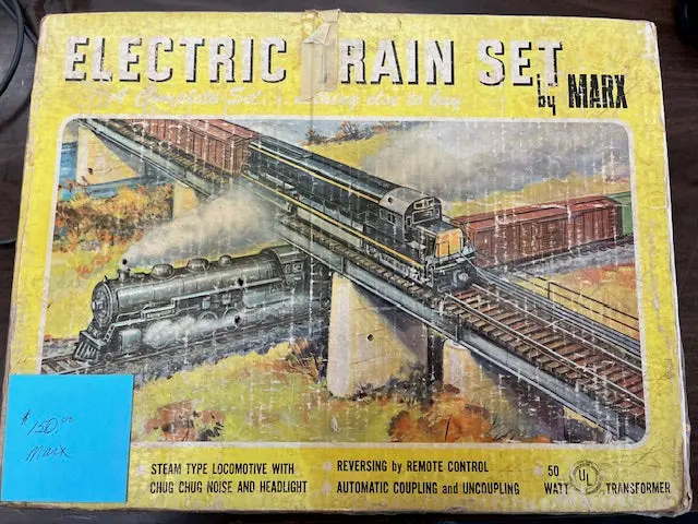 Electric Train Set By Marx 1