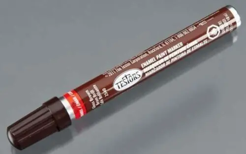 Enamel Marker Gloss Brown 1/3 Fl Oz 1