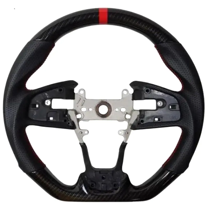 Enhanced Steering Wheel For 2016+ (Gen 10) Honda Civic (Hydro Carbon) 1