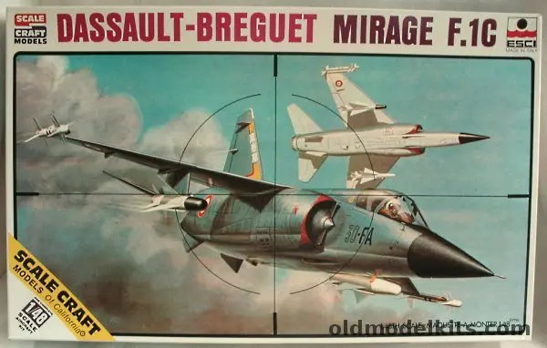 Esci 1/48 Dassault-Breguet Mirage F.1C (F1 / F-1/F-1Cz) 1
