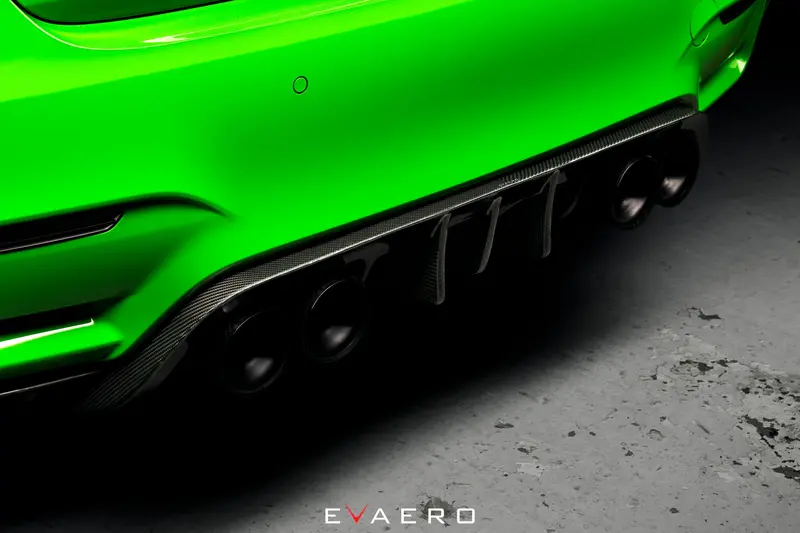 Evaero Carbon Diffusor Mit Seitenteilen Passend Für Bmw F8x M3/M4 1