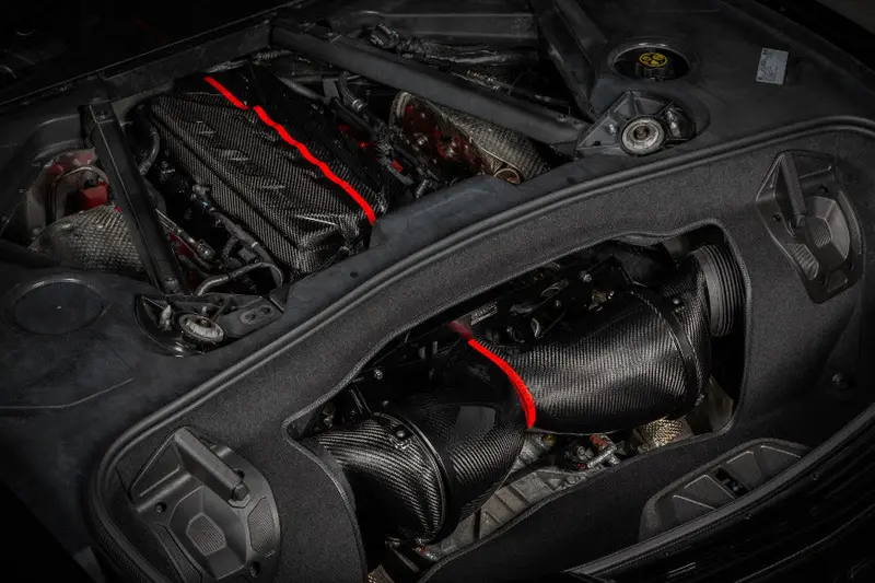 Eventuri Carbon Motorabdeckung Passend Für Chevrolet Corvette C8 Stingray 1