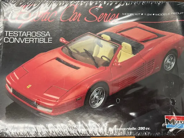 Exotic Car Series: Testarossa Convertible - 1/24 Scale 1