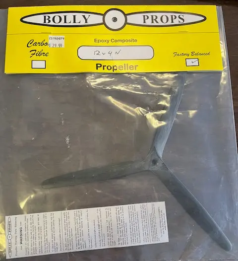 Factory Balanced - Exoxy Composite- 12X4 N Propeller 1