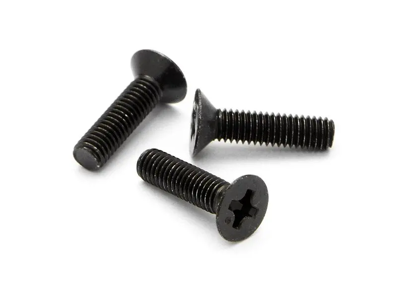 Flat Head Screw M3x12mm (6Pcs) 1