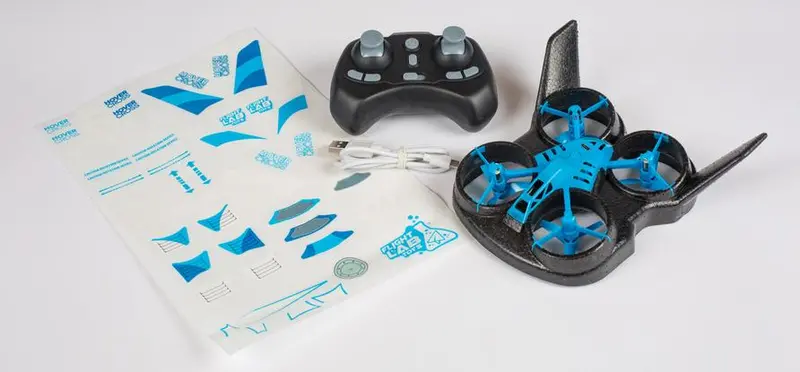 Flight Lab Toys - Hovercross Drone/Hovercraft, Rtf, Blue 1