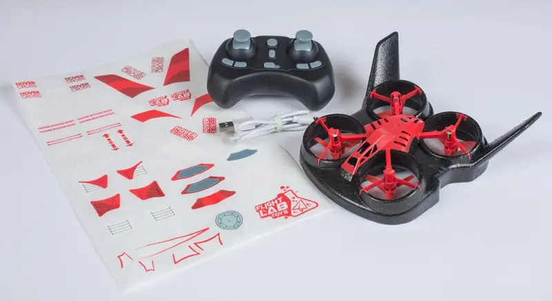 Flight Lab Toys - Hovercross Drone/Hovercraft, Rtf, Red 1