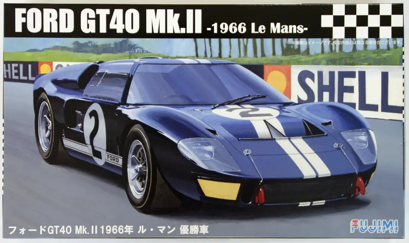 Ford Gt40 Mk.Ii 1966 Le Mans- 1/24 Scale Kit 1