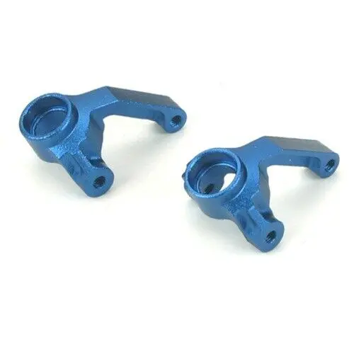 Front Steering Blocks, Aluminum Blue: Mlst 1