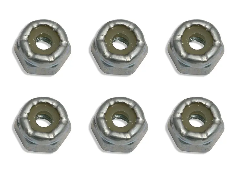 Front Wheel Locknuts 4-40 For Steel Axles Only 1