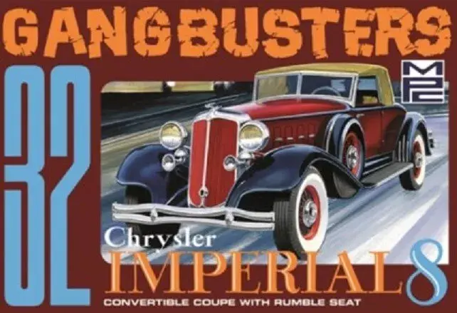 Gangbusters 1932 Chrysler Imperial 8 Convertible Coupe- 1/25 Scale 1