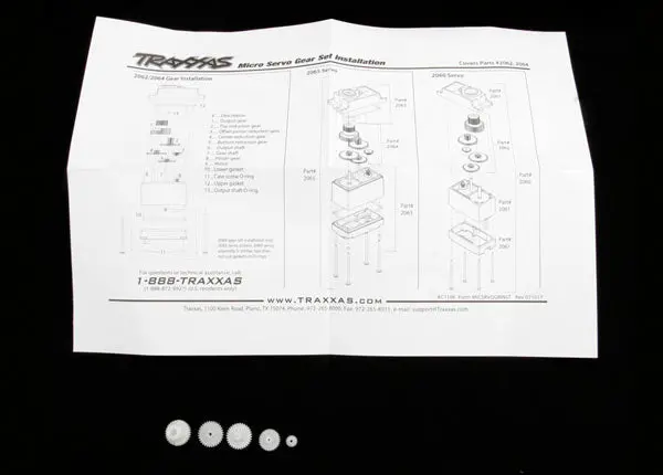 Gear Set Water Proof Sub-Micro Servo 1