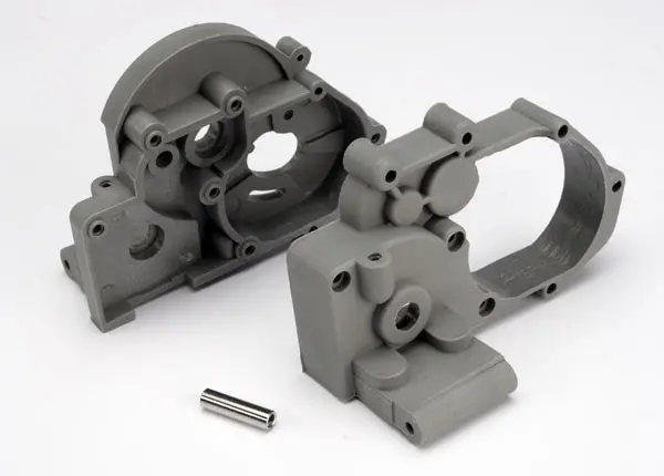 Gearbox Halves (L&R) (Grey) W/ Idler Gear Shaft 1