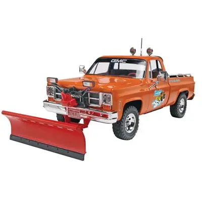 Gmc Pickup With Snow Plow. 1