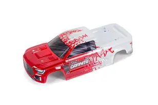 Granite 4X4 Blx Painted Decaled Trimmed Body (Red) 1