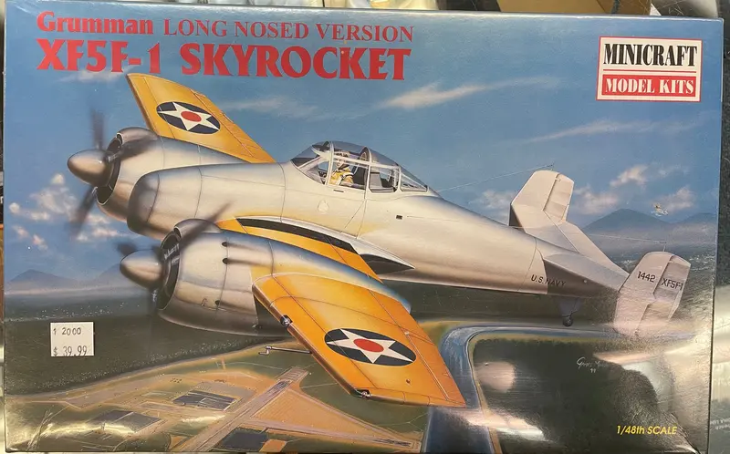 Grumman Long Nosed Version Xf5f-1 Skyrocket 1