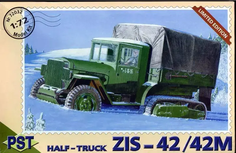 Half-Truck Zis-42/ 42M- 1/72 Scale 1