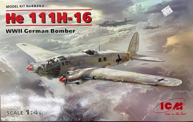He 111H-16 (Wwii German Bomber) -1/48 Scale (Mike D) 1