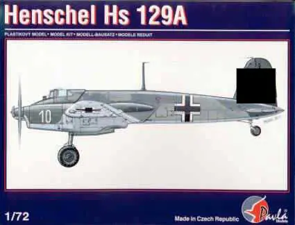 Henschel Hs 129A- 1/72 Scale 1