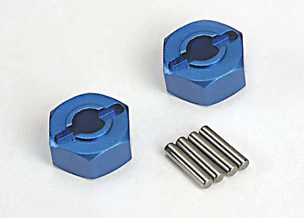 Hex Hub Aluminum (2) Blue 1