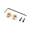 Hex Hub, Brass 1.0G (2): Scx24, Ax24 1
