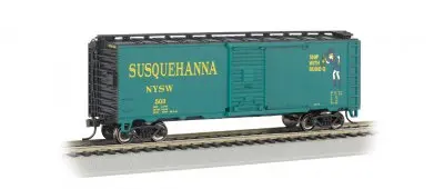 Ho 40' Box Car New York, Susquehanna & Western 1