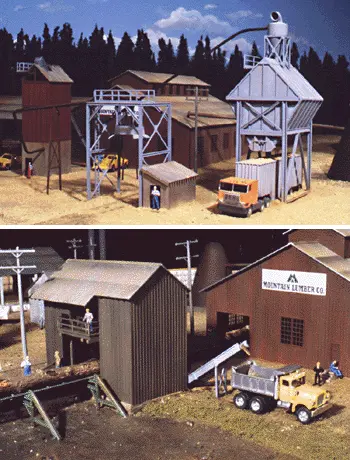 Ho Cornerstone Sawmill Outbuildings Kit 1