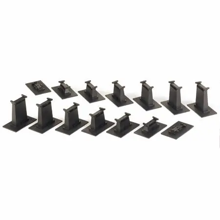 Ho E-Z Track 14 Piece Graduated Pier Set 1
