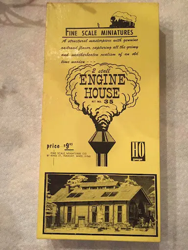 Ho Scale 2 Stall Engine House (Partially Assembled) 1