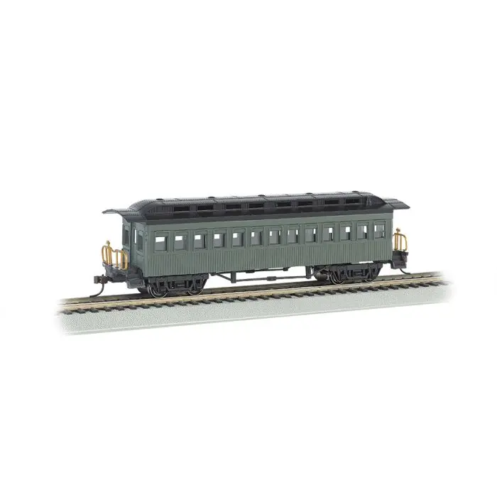 Ho Scale Old Time Wood Coach, Silver Series Rolling Stock 1