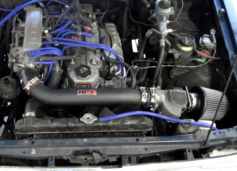 Hps 1989-1995 Toyota 4Runner 22R-E 2.4L Short Ram Air Intake 827-514Wb 2