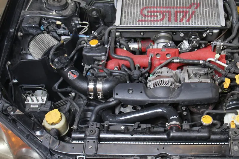 Hps 2002-2005 Subaru Wrx 2.0L Turbo Short Ram Air Intake 827-606Wb 2