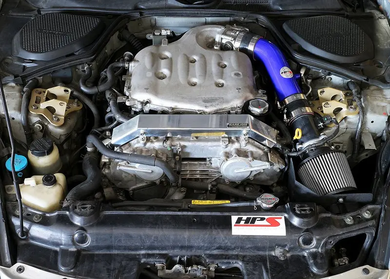 Hps 2003-2006 Nissan 350Z 3.5L V6 Short Ram Air Intake 827-520Bl 2