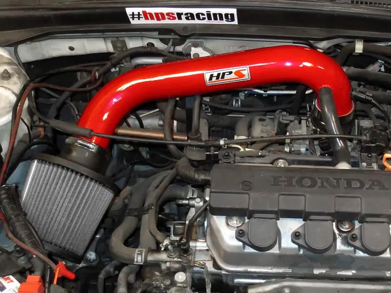 Hps 2004-2005 Honda Civic 1.7L Short Ram Air Intake 827-104R 2