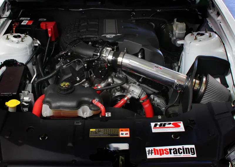 Hps 2011-2014 Ford Mustang 3.7L V6 Short Ram Air Intake 827-561R 2