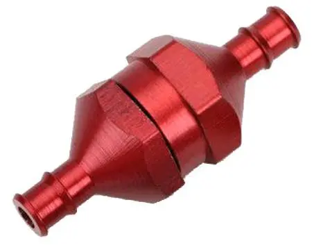 In Line Fuel Filter Red 1