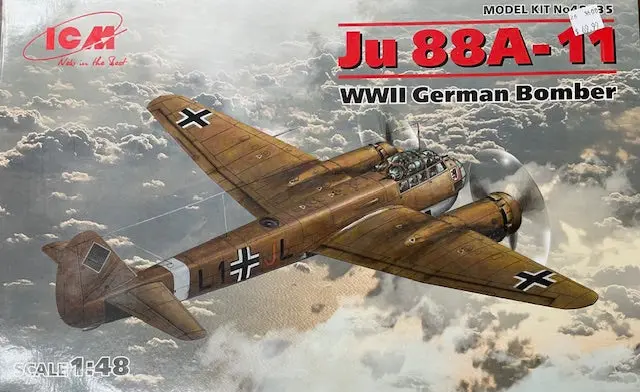 Ju 88A-11 (Wwii German Bomber) - 1/48 Scale (Mike D) 1