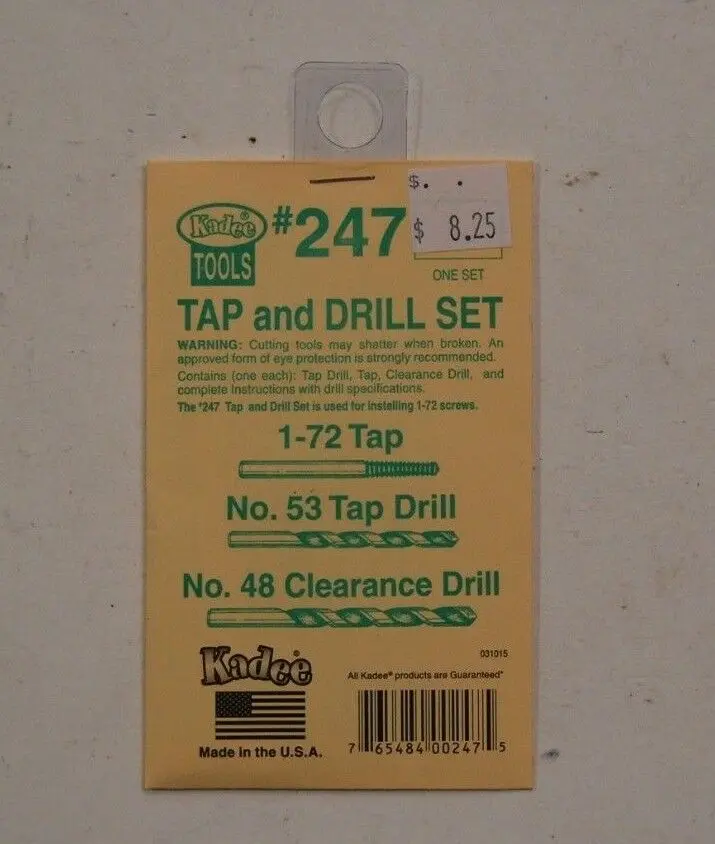 Kadee Tap & Drill Set 1