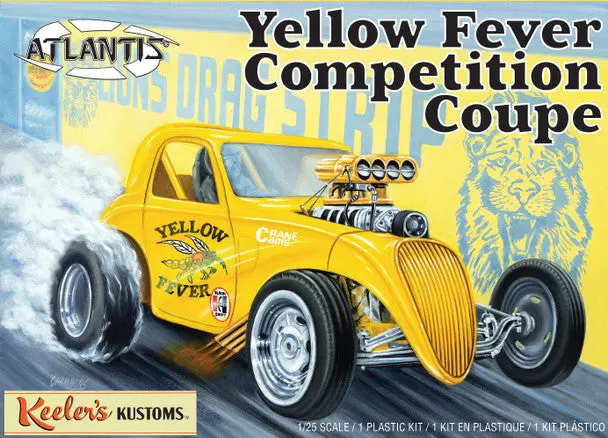 Keeler's Kustoms Yellow Fever Competition Coupe -1/25 Scale 1