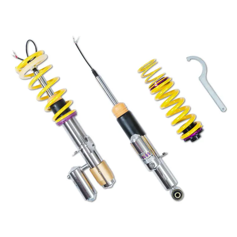 Kw Ddc - Plug & Play Gewindefahrwerk Inox Passend Für Volkswagen Golf 8R 2